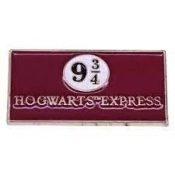 3/20 Hogwarts Express Sign 9 3/4 Harry Potter Enamel Pin - Picture 1 of 1